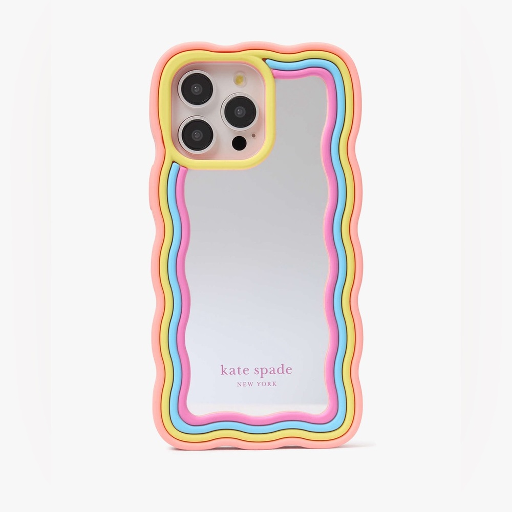 Kate Spade Rainbow Mirrored iPhone 15 Pro Case